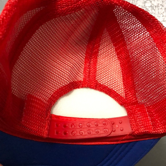 NASA Red White Blue Trucker Hat - Picture 3 of 4